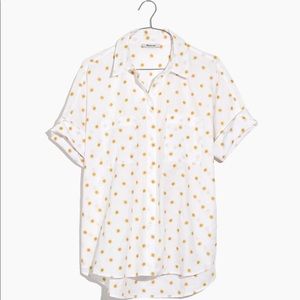Madewell Sun Embroidered Courier Shirt